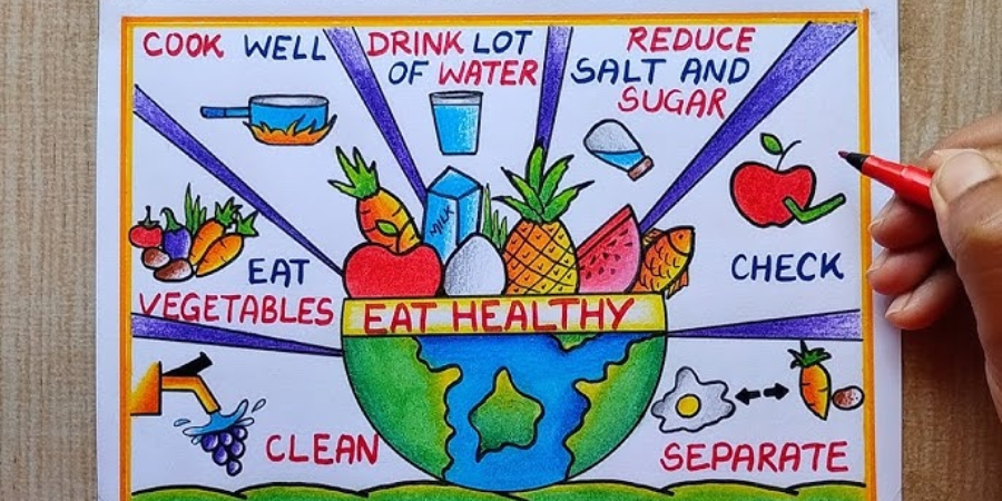 Easy Poster Making for Healthy Food: Creative Ideas to Promote Nutrition