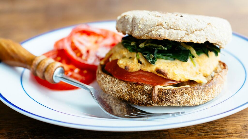 healthy breakfast sandwich