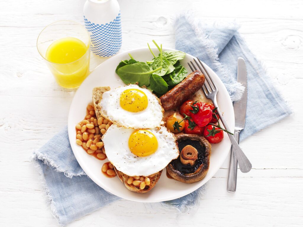 healthy egg breakfast
