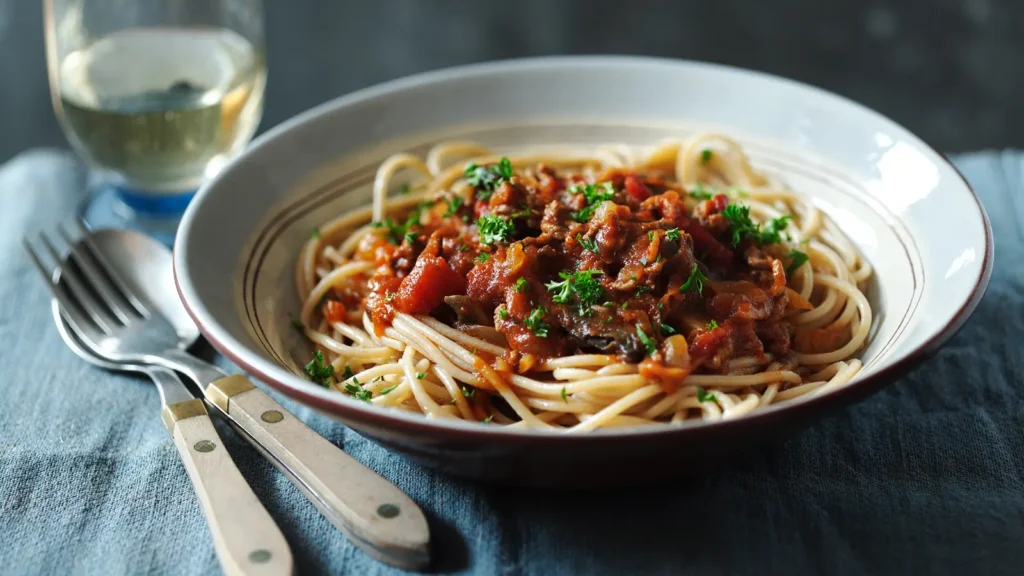 healthy spaghetti